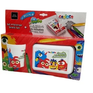 SET PORTAMERENDA + TAZZA PLASTICA CON ARTICOLI DI CANCELLERIA – PER SCUOLA E TEMPO LIBERO