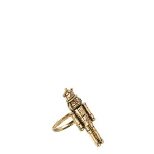 SET 4 PORTATOVAGLIOLI SCHIACCIANOCI ORO