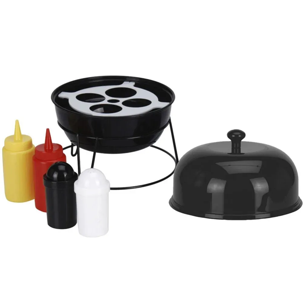 Set Sale Pepe Salsiera con Cosntenitor Barbecue per Condimento Grigliate bbq 5pz