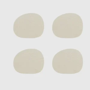Set 4 sotto bicchieri pelle ecologica