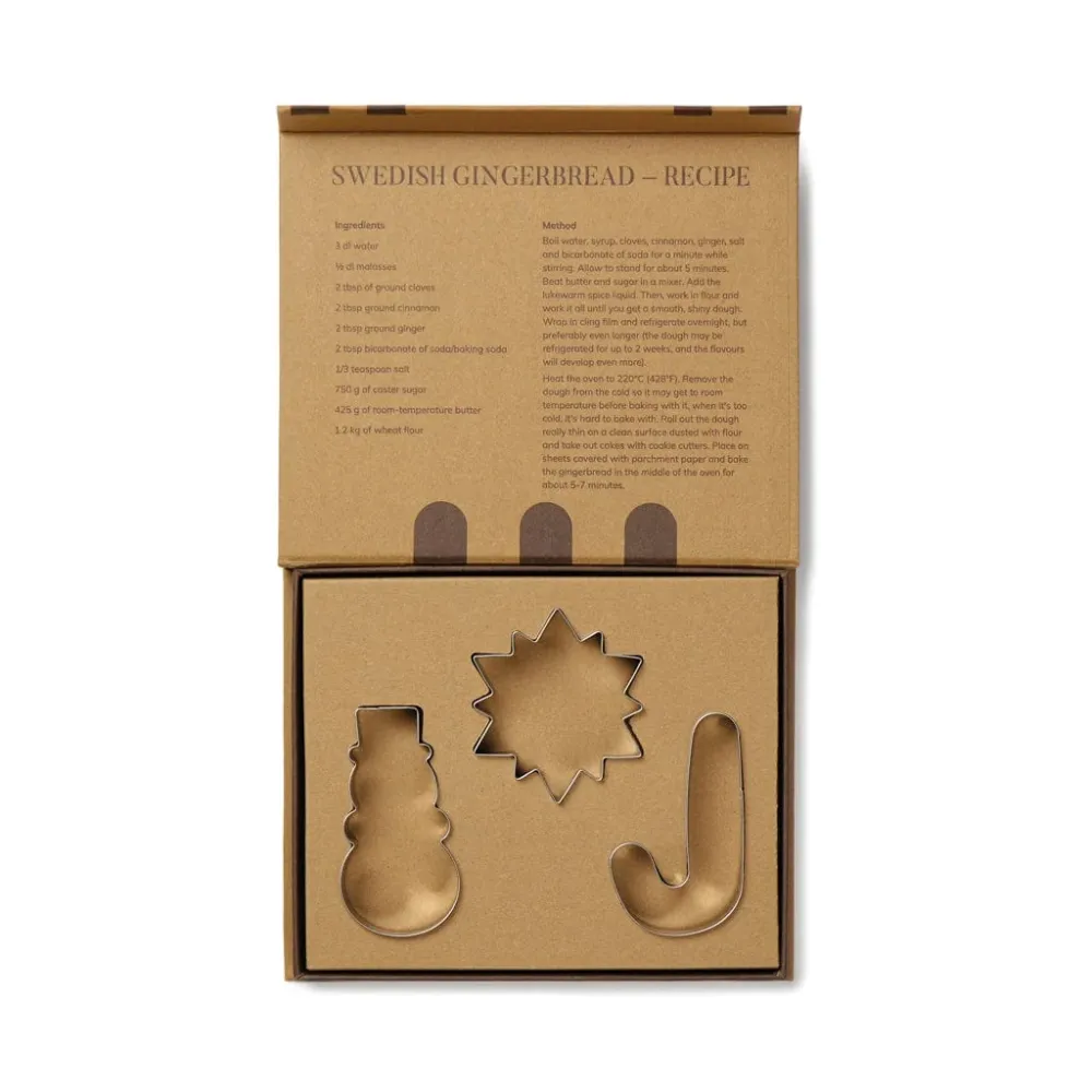 Set 3 stampini per biscotti VINGA Classic