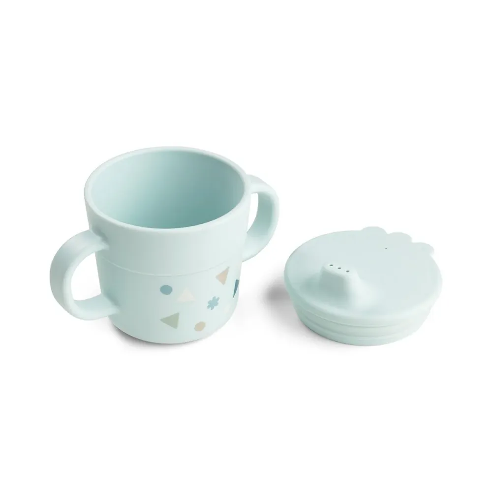 Set di stoviglie per bambini con ventosa Celebration Blu