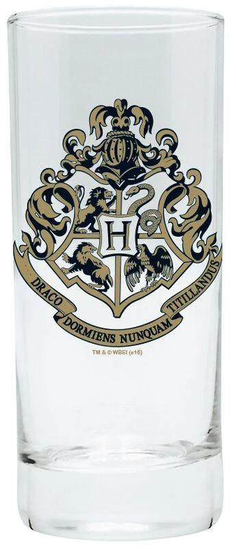 Set di tre bicchieri di Hogwarts