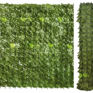 Siepe Ornamentale Artificiale Con Foglie Lauro- - Mt.3X1H. - 1 Rotolo T-Rex