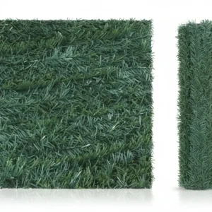 Siepe Ornamentale Artificiale Con Foglie Pino- - Mt.3X1,5H. - 2 Rotolo T-Rex