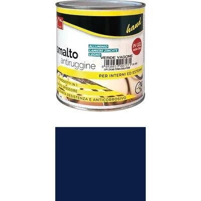 Smalto Antiruggine Hand - Blu Ml 750- 6 Pezzi
