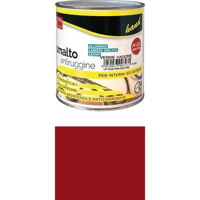 Smalto Antiruggine Hand - Rosso Ml 750- 6 Pezzi
