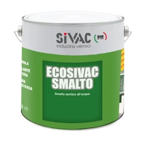 Smalto Ecosivac Nero Lucido Ml750 Acqua Acrilic