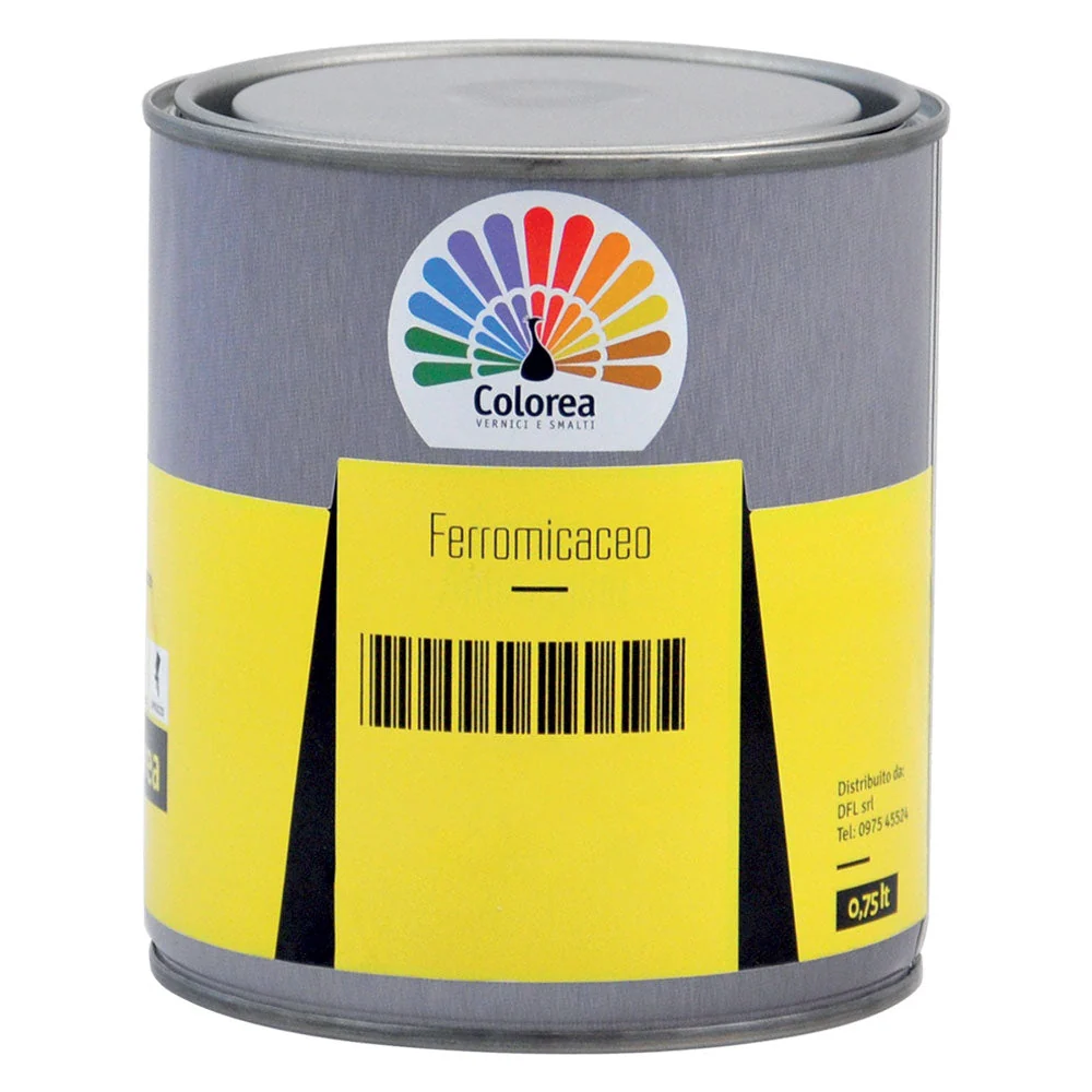 Smalto Ferromicaceo 'Colorea' Lt. 2,5 Grigio Chiaro- 2 Pezzi - Colorea