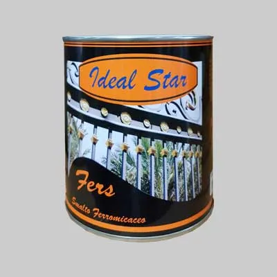 Smalto Ferromicaceo 'Fers' Ideal Star 0,750 Lt - Marrone Grana Fine - Ideal Star