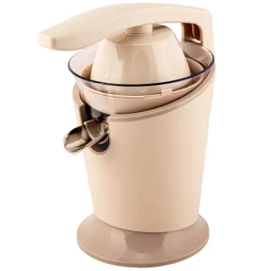 Spremiagrumi Tognana elettrico vintage plastica e acciaio inox champagne 16x23x27 cm
