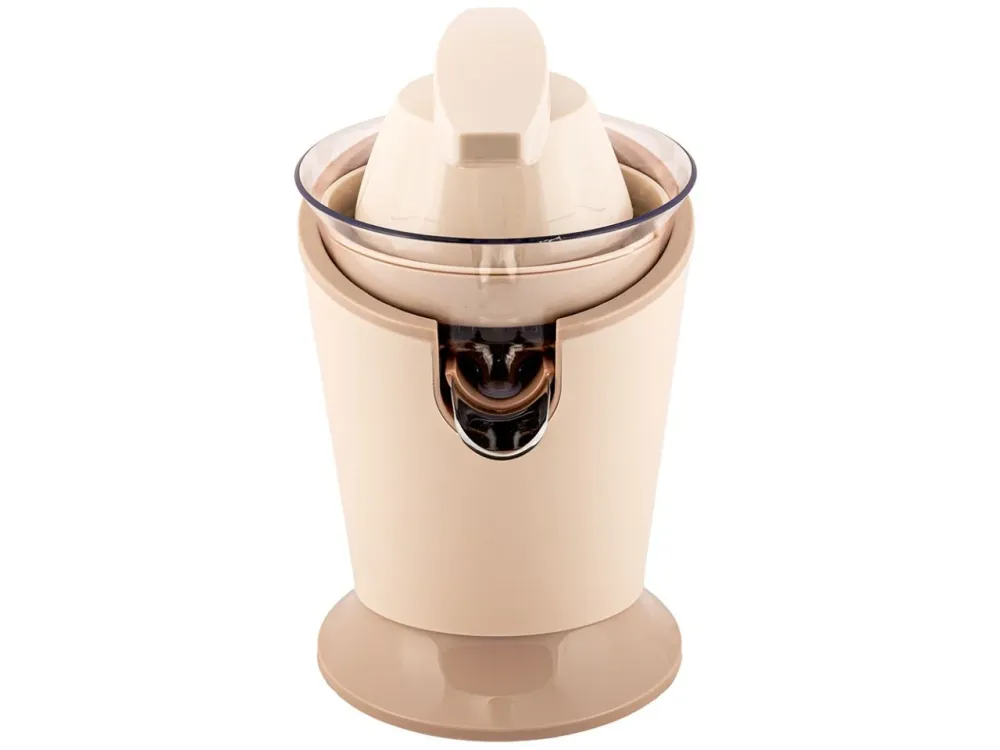 Spremiagrumi Tognana elettrico vintage plastica e acciaio inox champagne 16x23x27 cm