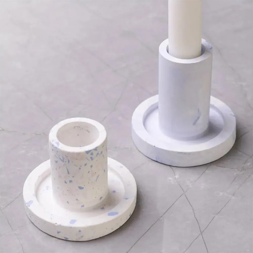 2 stampi silicone per portacandele