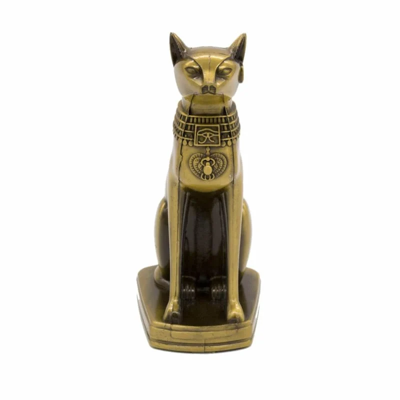 Statua Bastet Egitto Effetto Bronzo