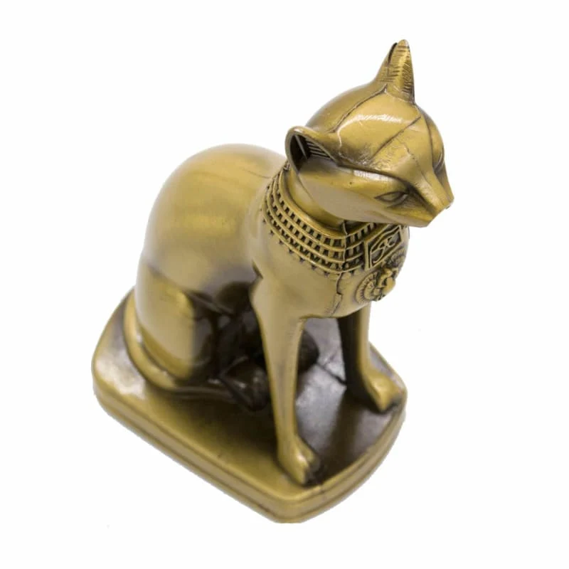 Statua Bastet Egitto Effetto Bronzo