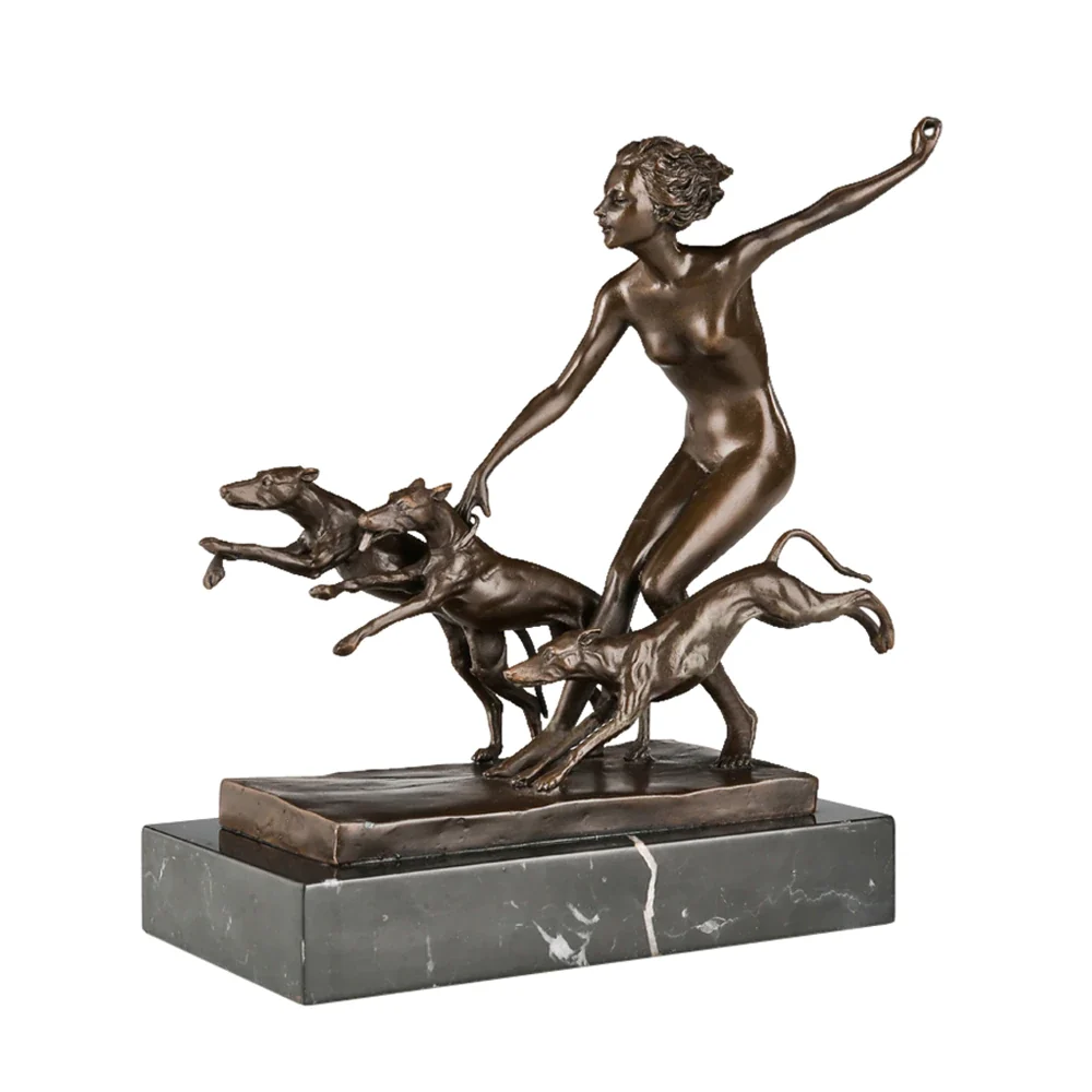 Statua bronzo Diana Cacciatrice