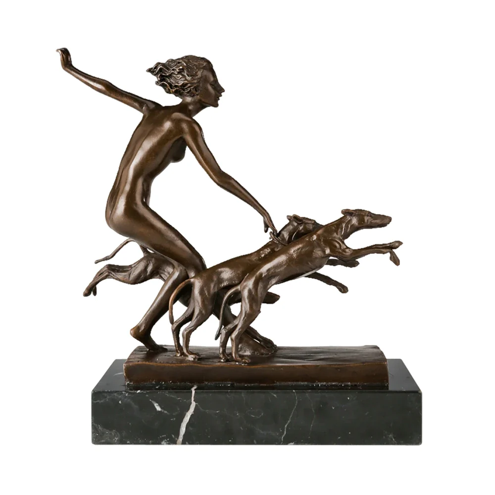 Statua bronzo Diana Cacciatrice