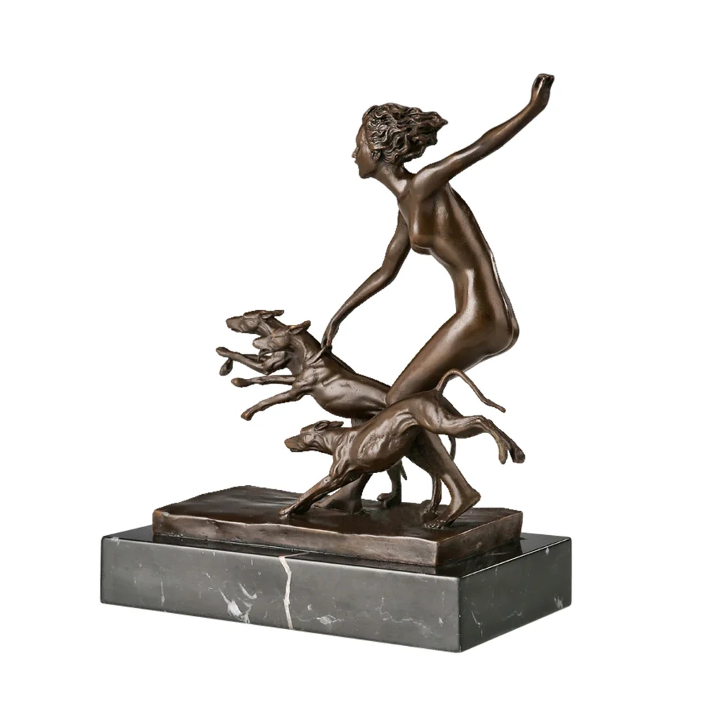 Statua bronzo Diana Cacciatrice