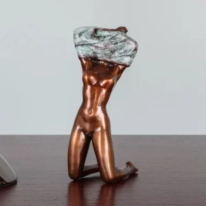 Statua bronzo di donna nuda 17 cm