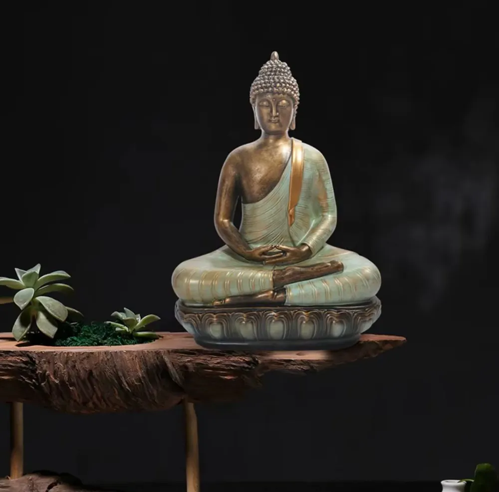 Statua di Buddha interno/esterno 30 cm