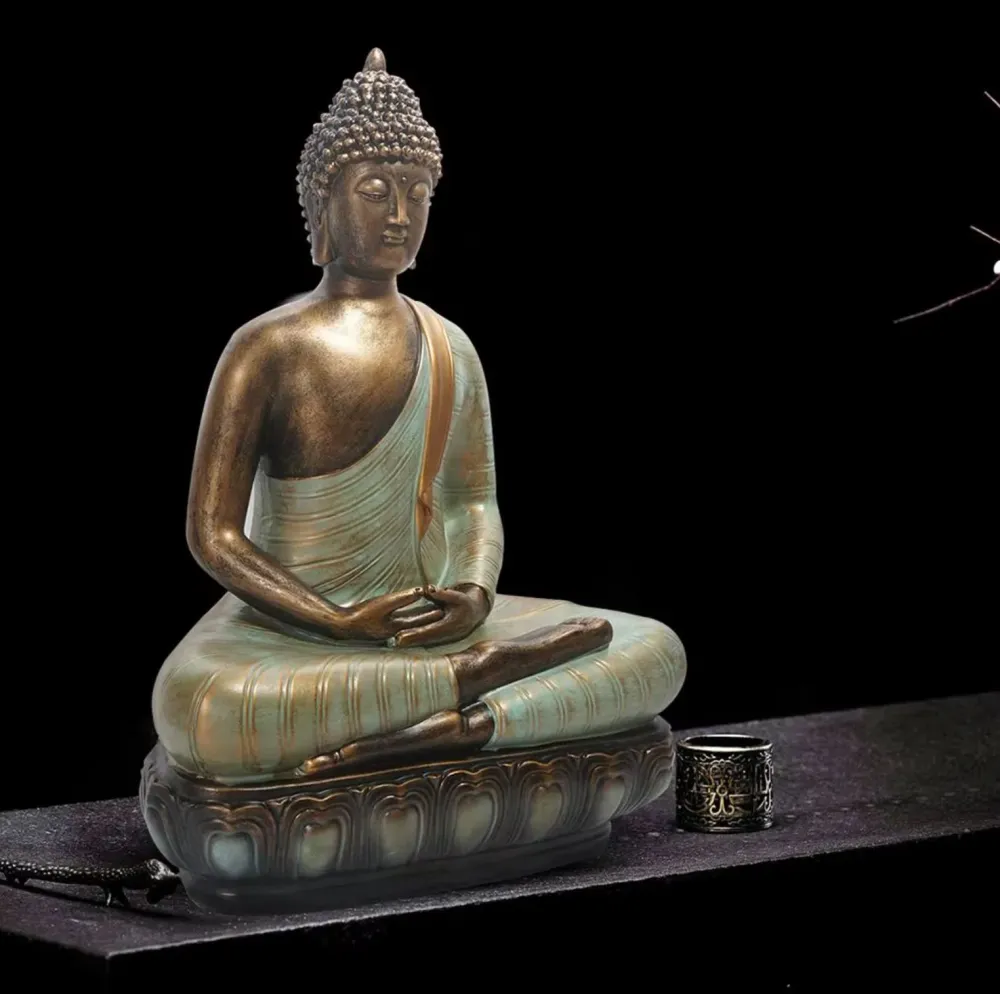 Statua di Buddha interno/esterno 30 cm