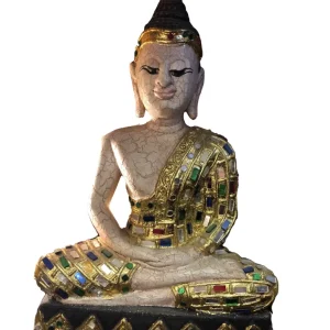 Statua Buddha legno