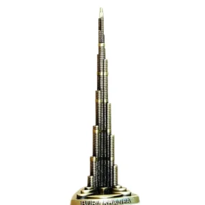 Statua Burj Khalifa / Torre Khalifa metallo 18 cm