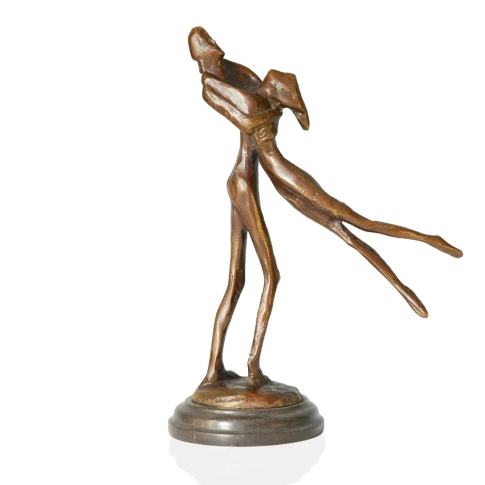 Statua Coppia Bronzo 35 cm