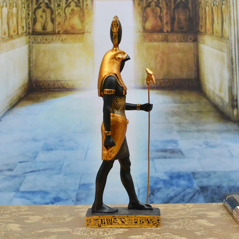 Statua decorativa egiziana Dio Ra