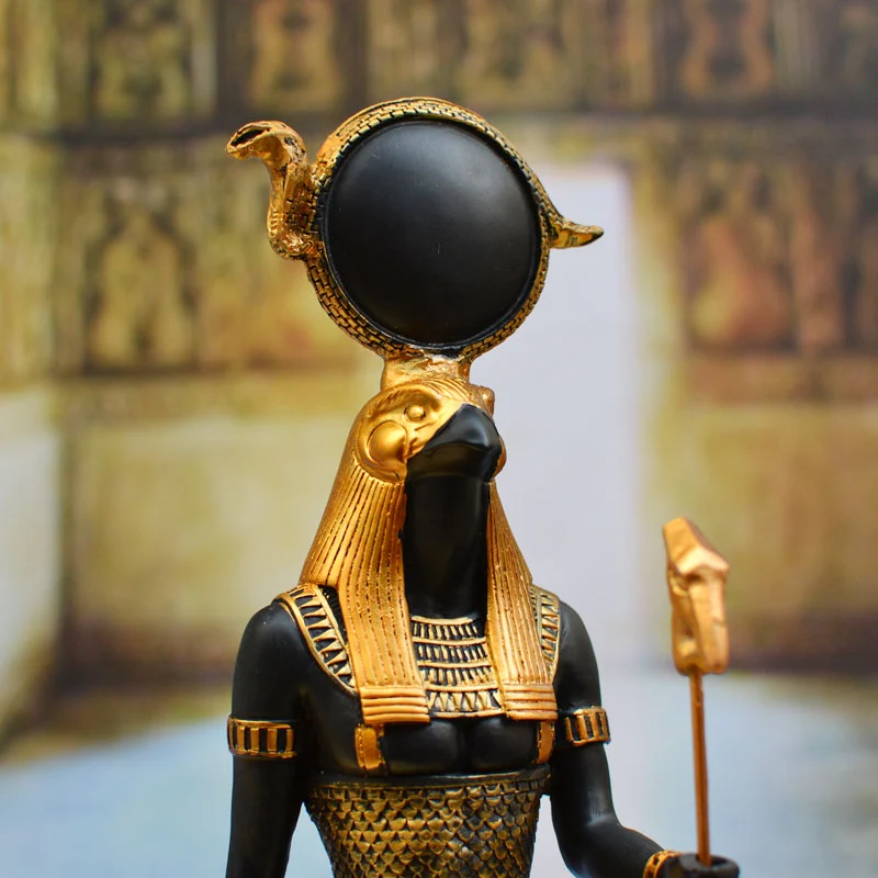 Statua decorativa egiziana Dio Ra