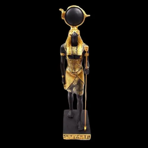 Statua decorativa egiziana Dio Ra