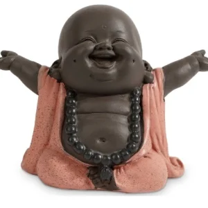 Statua del Buddha che ride Benvenuto 8 cm