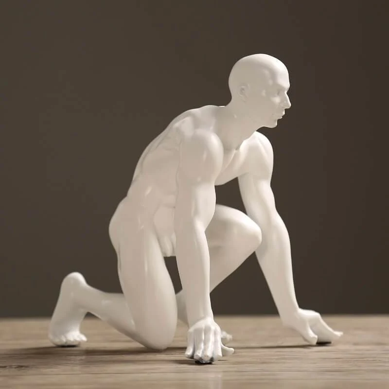Statua dell'uomo Atleta principiante