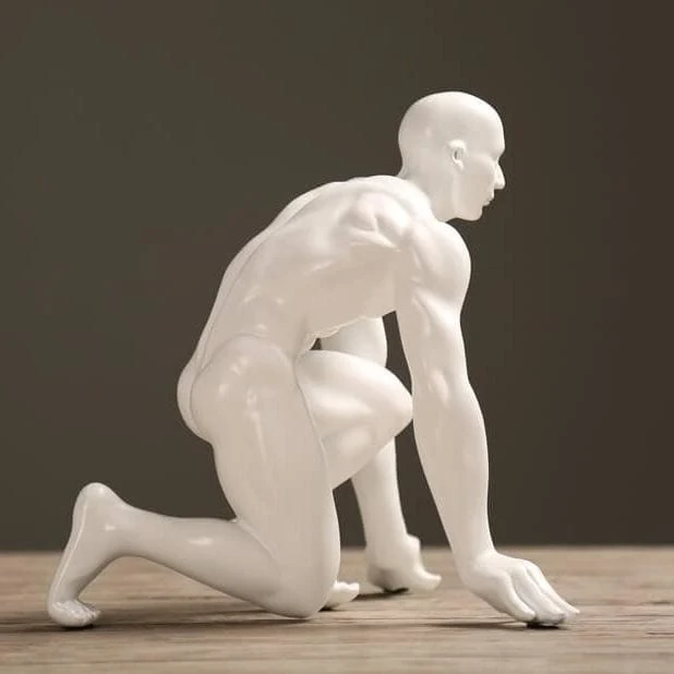 Statua dell'uomo Atleta principiante