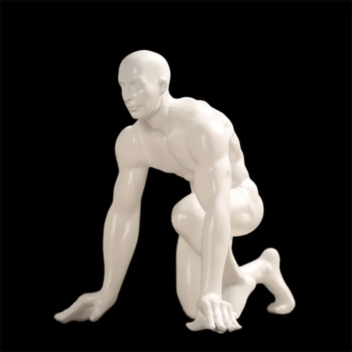 Statua dell'uomo Atleta principiante