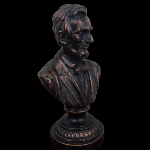 Statua dell'uomo Busto di Abramo Lincoln