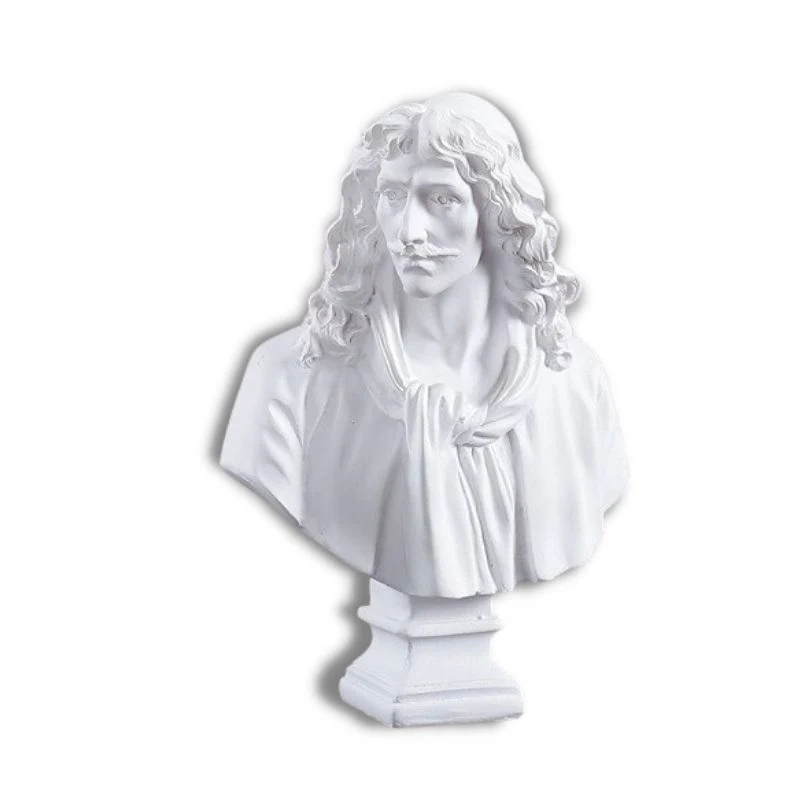 Statua dell'uomo Busto di Molière