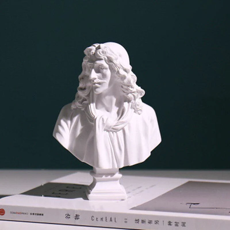 Statua dell'uomo Busto di Molière