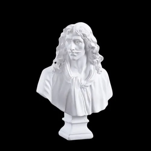 Statua dell'uomo Busto di Molière
