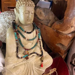 Statua Dio Buddha resina 30 cm