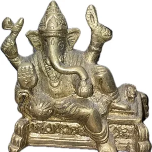 Statua Dio Ganesh su divano