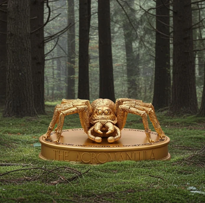 Statua dorata di Aragog