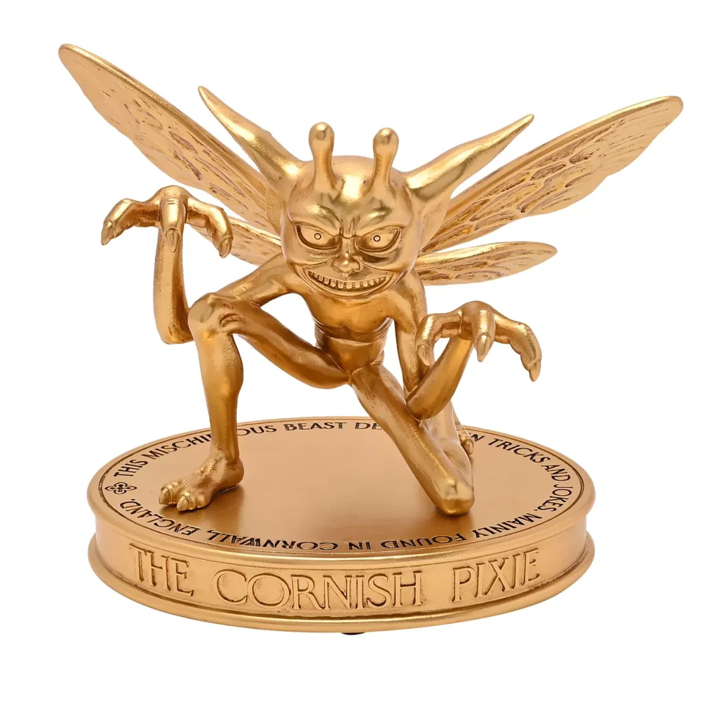Statua dorata Pixie