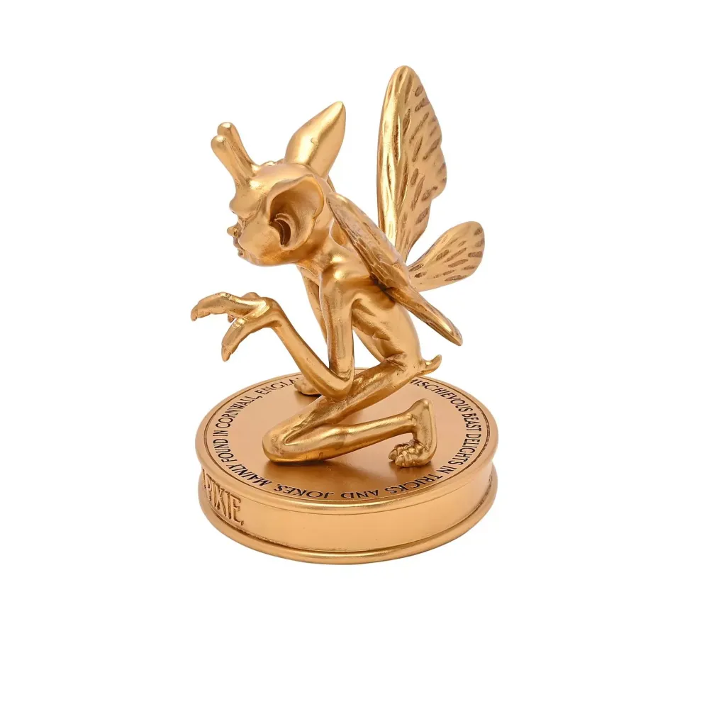 Statua dorata Pixie