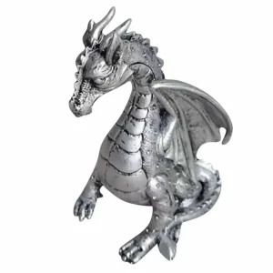 Statua di drago resina per esterni / giardino 20 cm