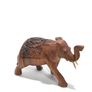 Statua elefante legno