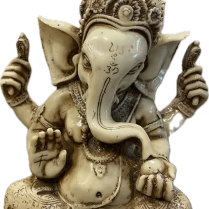 Statua Ganesh bianca