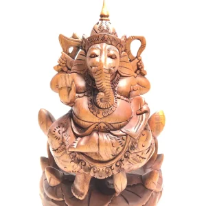 Statua Ganesh legno
