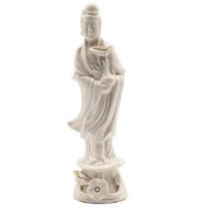 Statua di Guanyin, porcellana, Dehua, Fujian, vintage