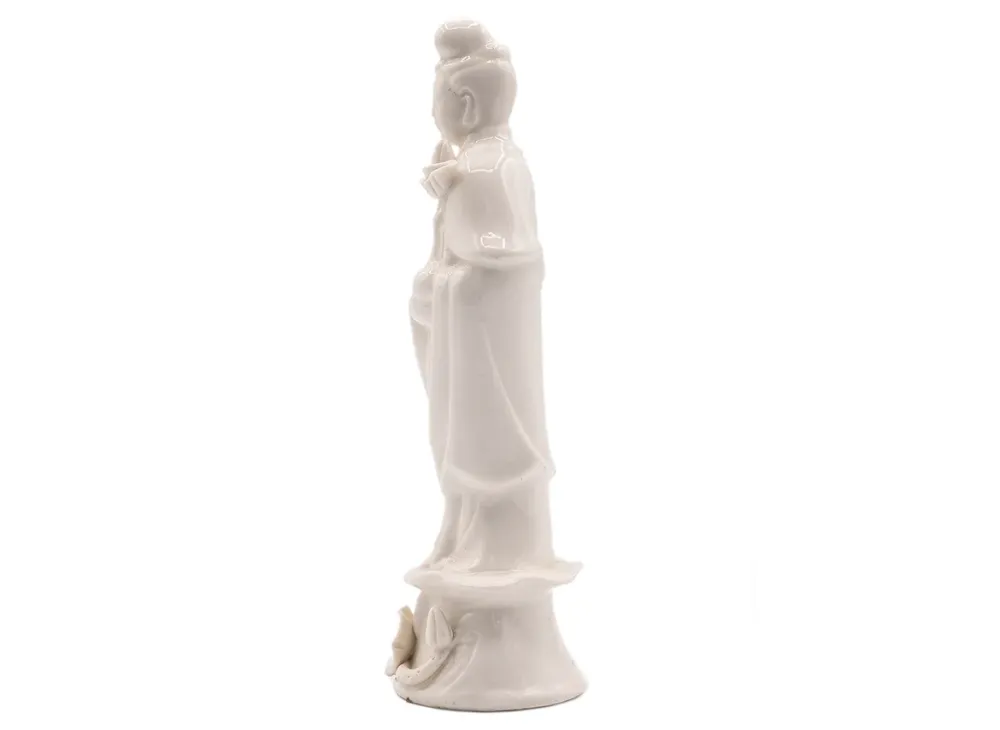 Statua di Guanyin, porcellana, Dehua, Fujian, vintage